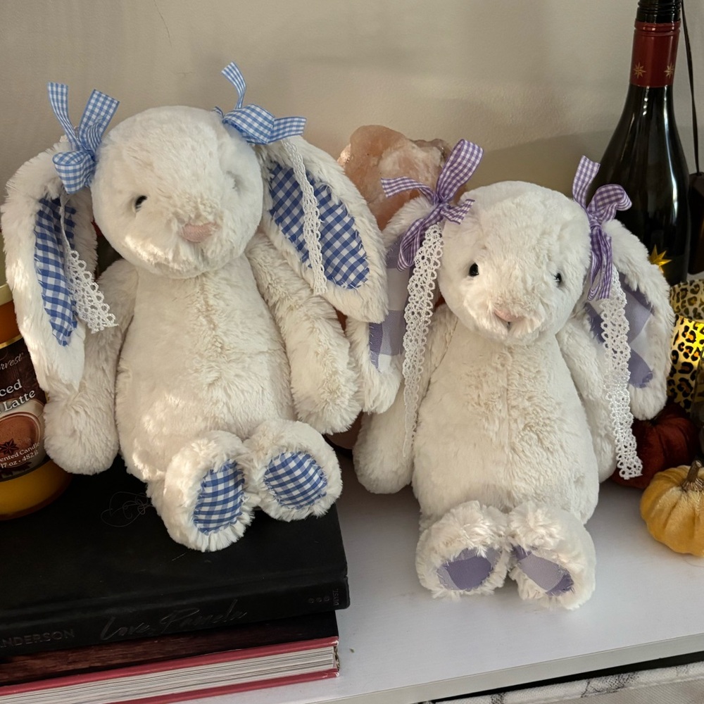 Handmade College Jellycat Bunniesπ§‘ - Picture 12 of 14